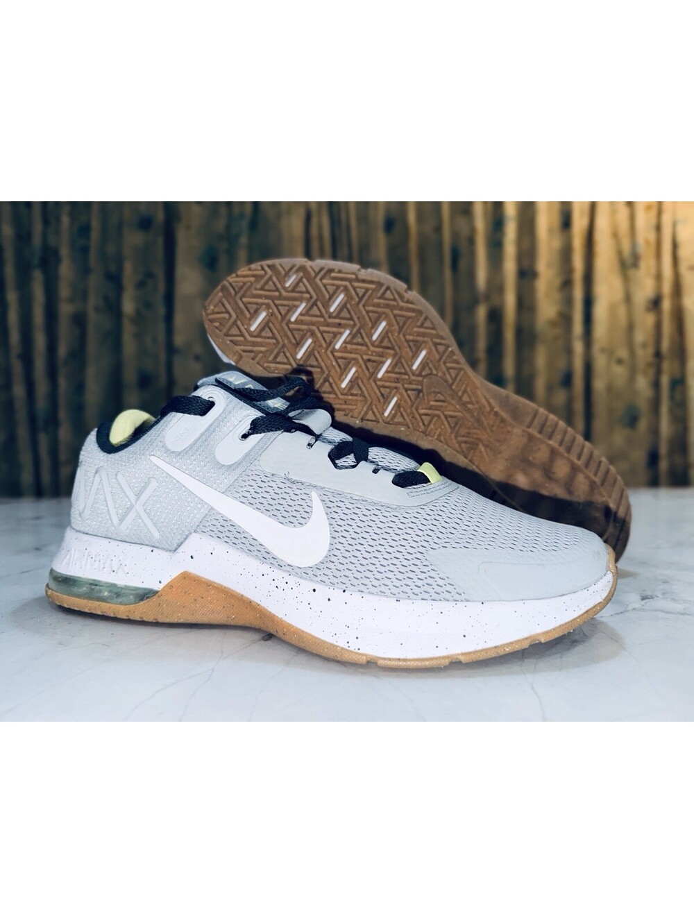 Size 11 - Nike Air Max Alpha Trainer 4 Light Smoke Grey Limelight